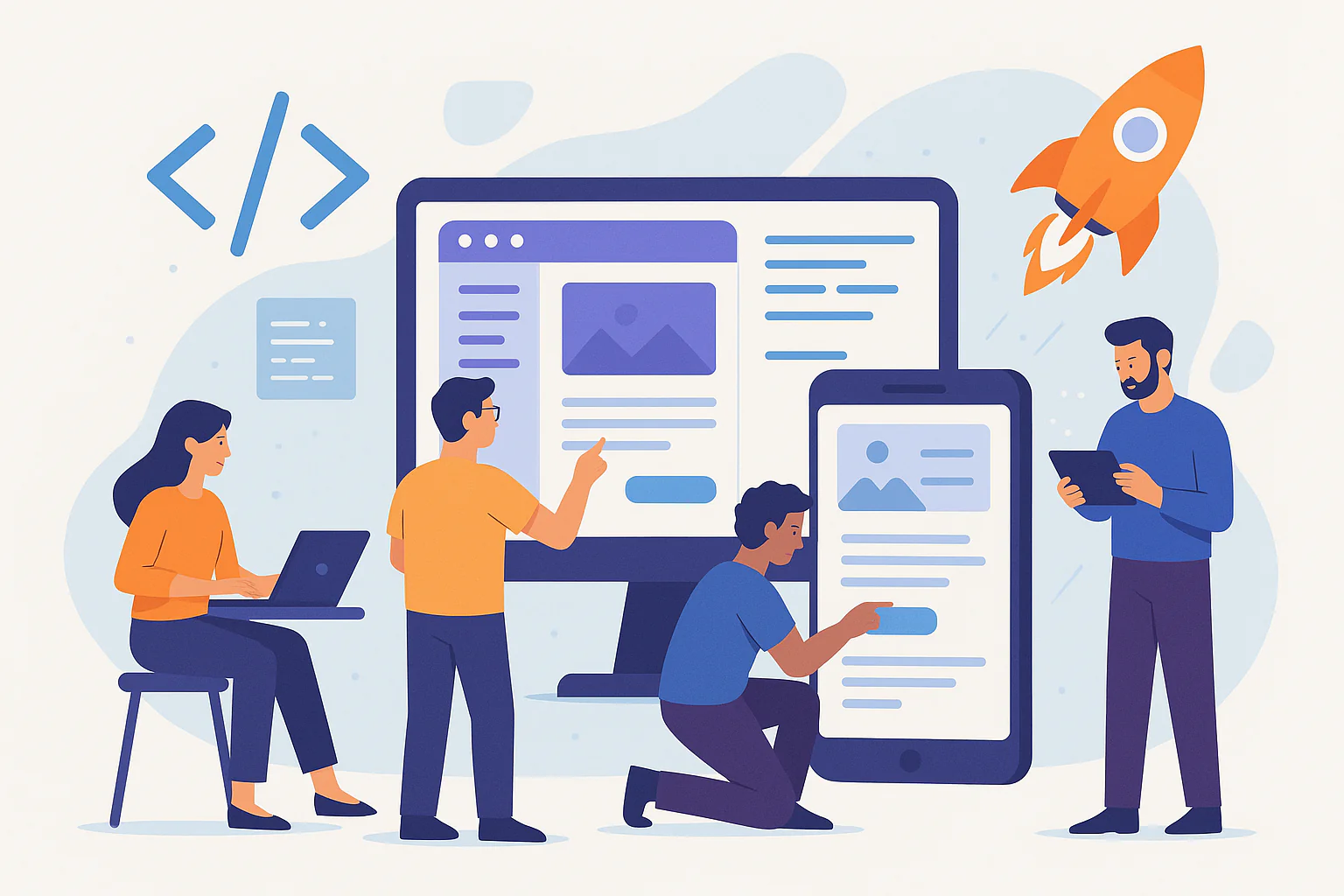 Custom web and mobile application development